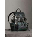 The Medium Rucksack in Vintage Check and Leather Burberry - 1