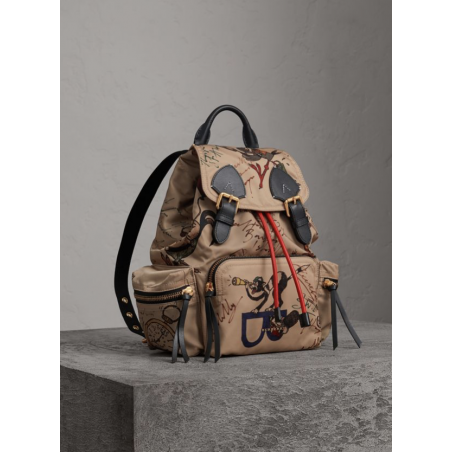 Burberry The Medium Rucksack in Vintage Check and Leather Burberry - 1