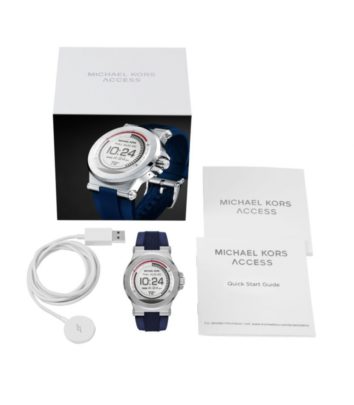 Piping forhold Forblive Michael Kors Access Dylan Stainless-Steel Smartwatch