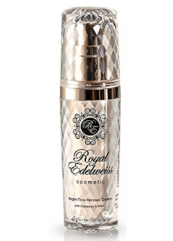 ROYAL EDELWEISS SKINCARE ROSE GOLD NIGHT-TIME RENEWAL CREAM W/ EDELWEISS EXTRACT (1OZ)  - 1