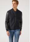 EMPORIO ARMANI  Jacket In Leather And Textured Technical Fabric Emporio Armani - 4