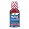Vicks NyQuil HBP Cough Cold and Flu Nighttime Relief for People with High Blood Pressure, Cherry Liquid 12 FL Oz