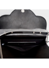 Nine West $69 NWT Ailey Clutch Bag Black White Shoulder Bag Chain Strap  - 3