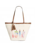 Style Co Printed Tote Popsicle  - 1