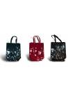 NOW 8$ Black & Fuchsia Patent Leather Tote Handbag Twelve NYC MSRP35$