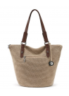 SILVERWOOD LARGE TOTE BAMBOO WITH GOLD
