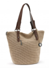 SILVERWOOD LARGE TOTE BAMBOO WITH GOLD  - 4