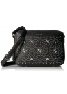 Calvin Klein Avery Pebble All-Over Pyramid Stud Embellished Camera Bag Crossbody