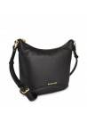 MICHAEL Michael Kors Lupita Medium Leather Messenger Bag, Black