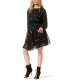 RACHEL Rachel Roy Star-Print Dress Black Large  - 2