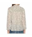 Lucky Brand Womens Beaded Floral Peasant Top Large  - 3
