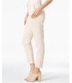 Glam Cropped Straight-Leg Pants Oyster M  - 3