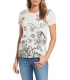 Lucky Brand Cotton Floral-Print T-Shirt Heather Grey XL  - 1