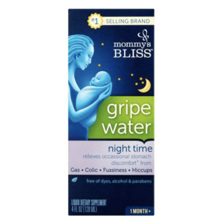 Mommy's Bliss Gripe Water Night Time 1 Month+, 4 fl oz -2Pack  - 1