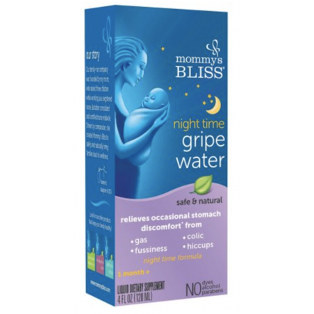 2 Pack - Mommy's Bliss Gripe Water Night Time 4 oz  - 1