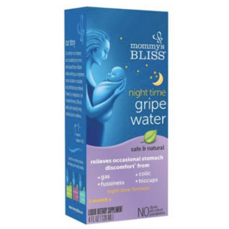 Mommy's Bliss Gripe Water Night Time 4 oz (Pack of 6)  - 1