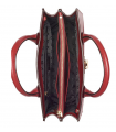 DKNY Elissa Pebbled Split with Charm Detail Large Satchel DKNY - 3