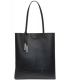Calvin Klein Nora Leather Medium Tote LuggageSilver