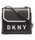 DKNY Jade Small Flap Crossbody WhiteSilver
