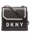 DKNY Jade Small Flap Crossbody WhiteSilver