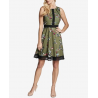 GUESS Floral-Print & Lace Fit & Flare Dress Guess - 1