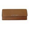 Michael Kors Jet Set Travel Flat Saffiano Leather Wallet Luggage/Cherry