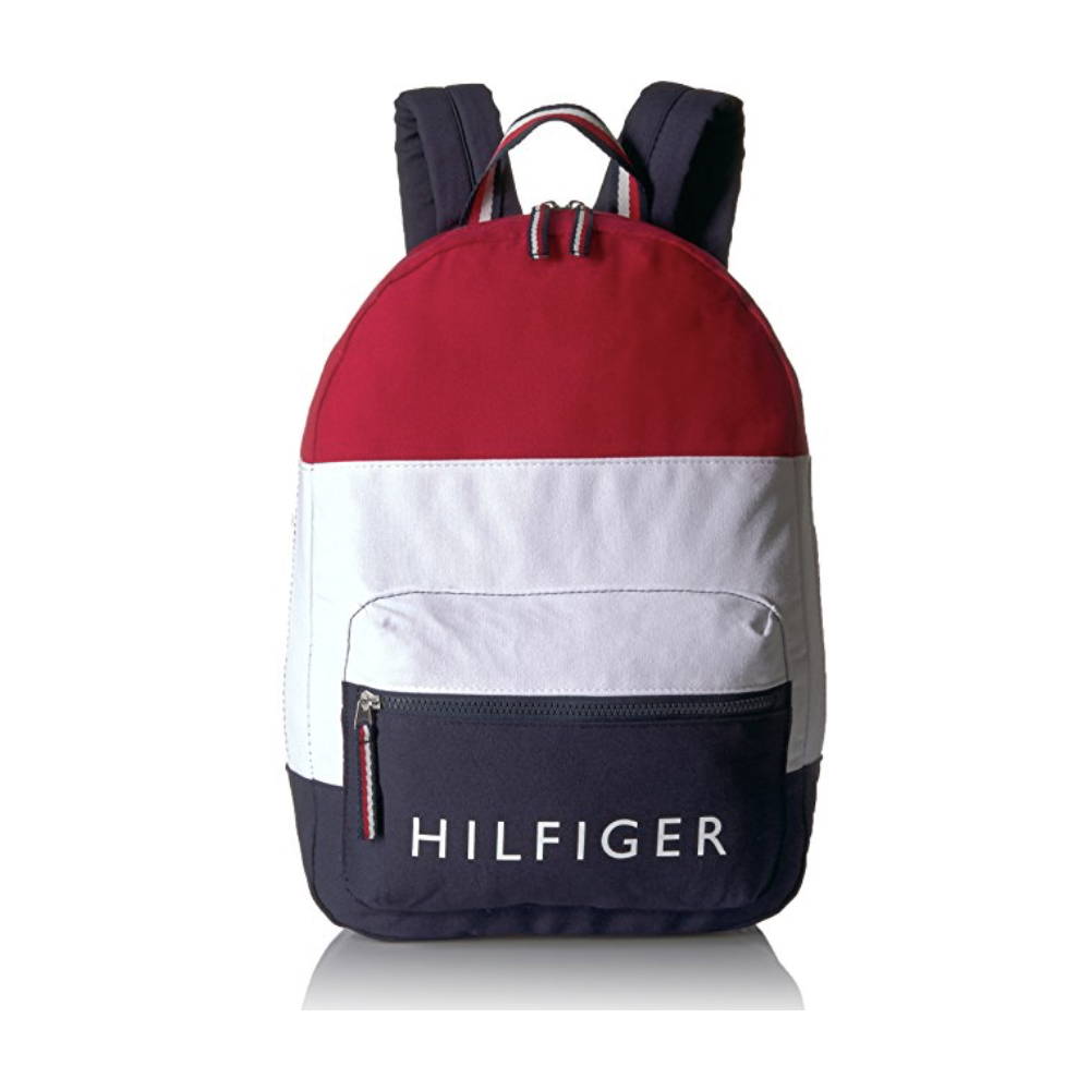 tommy hilfiger bags red and white