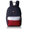 Tommy Hilfiger Women's Backpack Patriot Colorblock Canvas, Navy/Red/White